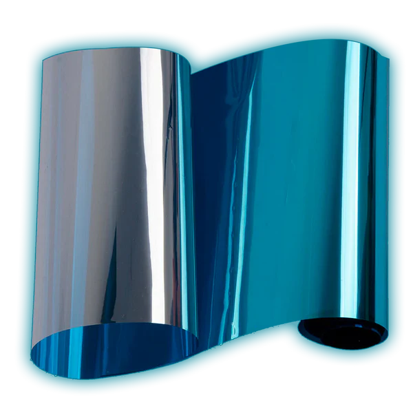 Bada Bing Blue colored window tint film by Noctis Tint